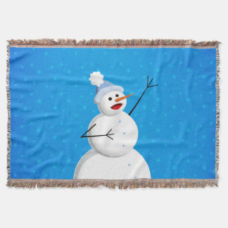 Couverture Blue Winter Happy Snowman