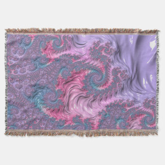 Couverture Boho coloré Hippie Trippy Super Pastel Fractal