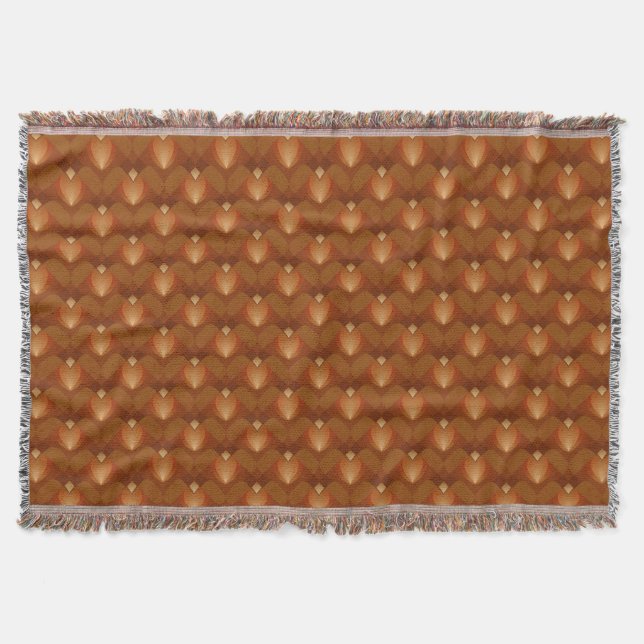 Couverture Boho Retro Motif en style les années 70 (Devant)