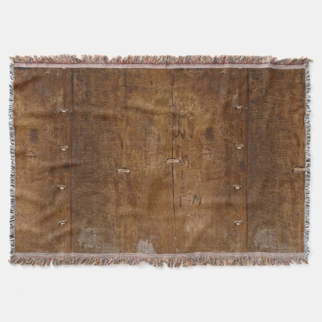 Couverture Bois antique avec (ou sans) vos initiales (Devant)