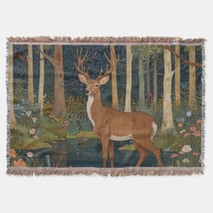 Couverture Bois de cerf rustique forêt verdure nature amoureu