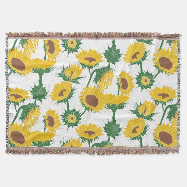 Couverture Bois Imprimer Tournesol jaune (Devant)