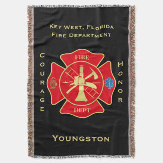Couverture Bold Firefighter Maltese Cross Art