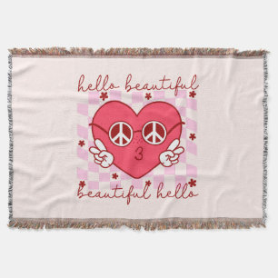 Couverture Bonjour Beau Coeur Rose