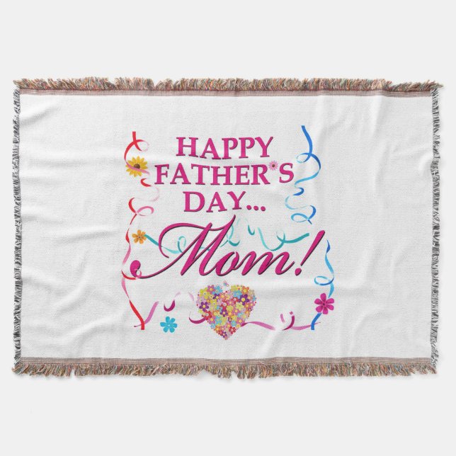 Couverture Bonne Fête des pères MOM Blanket (Devant)