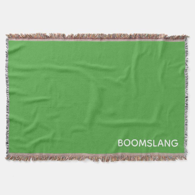 Couverture Boomslang green color (Devant)