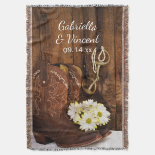 Couverture Botte de cowboy, Mariage campagnard de bit de chev