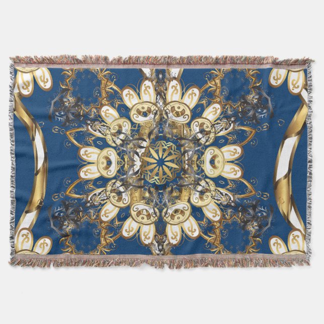 Couverture Boucles d'or, Motif Vintage oriental. (Devant)