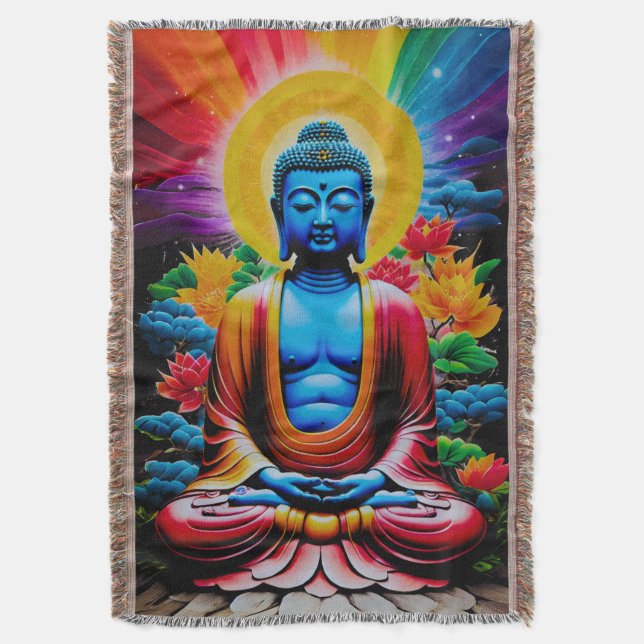 Couverture Bouddha Éveil lumineux (devant Vertical)