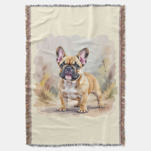 Couverture Bouledogue français couleur fauve marron chien mig