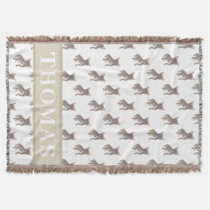 Couverture Bouledogue Français (Gris Bleu Argent Chocolat Lil