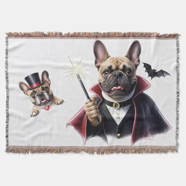 Couverture Bouledogue français Halloween Bouledogue français (Devant)