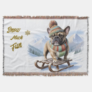 Couverture Bouledogue français traîneau  French Bulldog