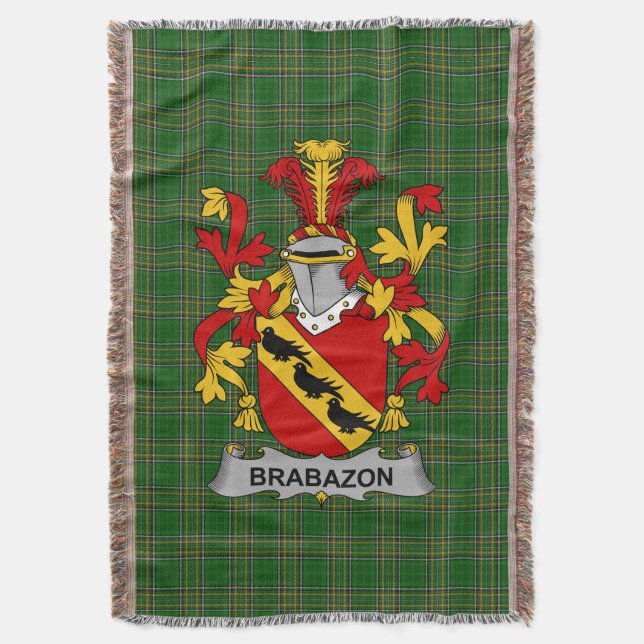 Couverture Brabazon irlandais Manteau d'armoiries Famille Cre (devant Vertical)