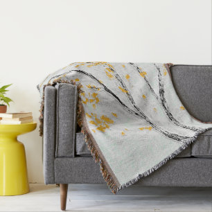 Couverture Branches de l'arbre d'automne avec feuilles de aut