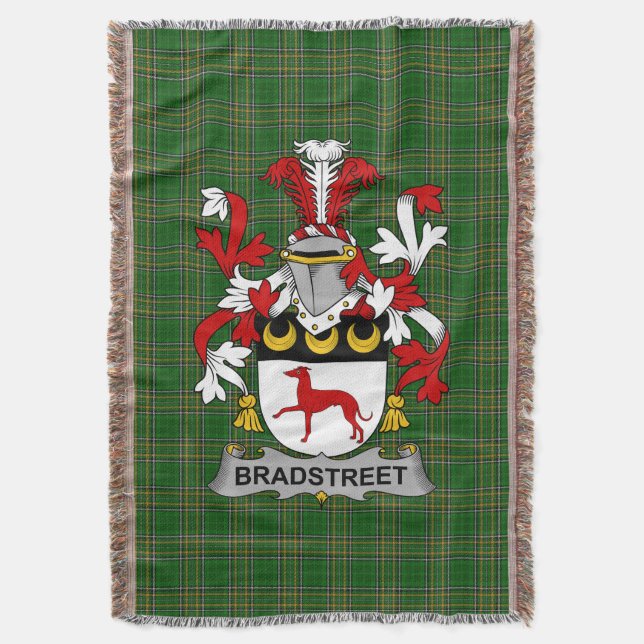 Couverture Bras de Bradstreet irlandais Famille Crest Irelan (devant Vertical)