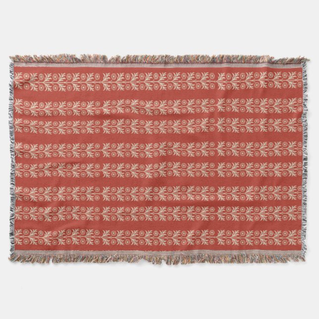 Couverture Brick Arts et artisanat Floral Stripe (Devant)