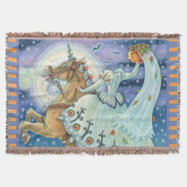 COUVERTURE BRIDE DE SLEEPY HOLLOW, UNICORN LANCE BLANC BLANC  (Devant)