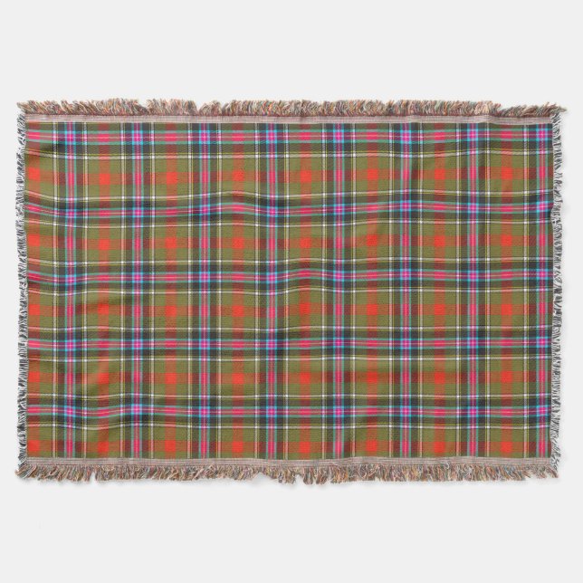 Couverture Bruce de Kinnaird Ancient Tartan Plaid Motif (Devant)