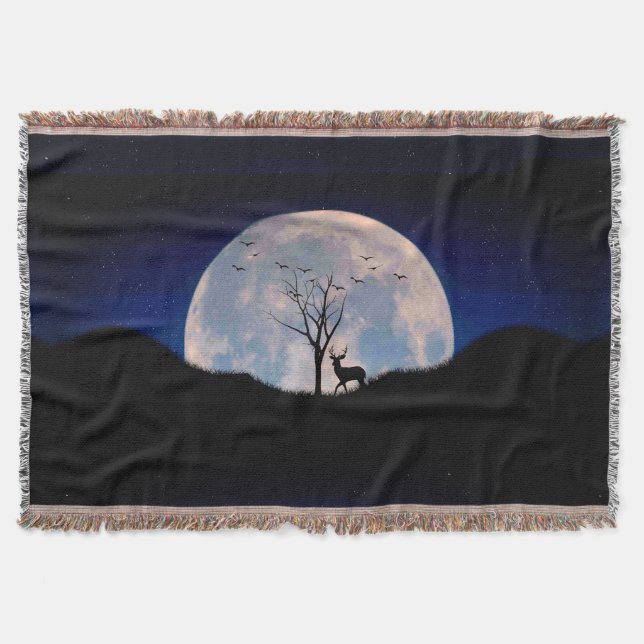 Couverture Buck avec Big Rack contre la Pleine lune (Devant)