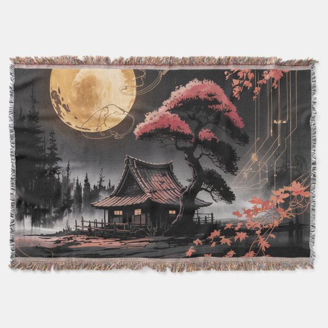 Couverture Cabane au Clair de Lune, Art de la Forêt Japonaise (Devant)