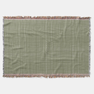 Couverture Cabincore Gingham Vert de Noël Chancelant