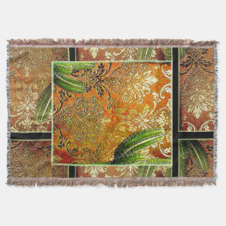 Couverture Cactus chinois vintage & Motif géométrique