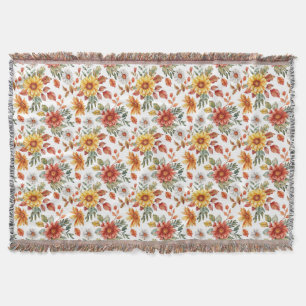 Couverture Cadeau d'anniversaire Floral avec tournesols et
