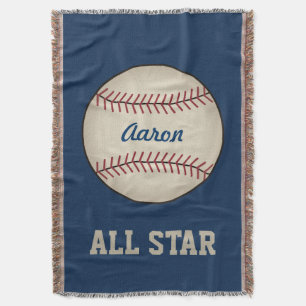 Couverture cadeau de chambre de base-ball pour gar