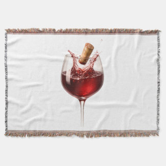 Couverture Cadeau de mariage Élégant Wine Splash Love Uncorke
