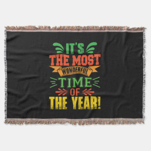 Couverture Cadeau De Noël C'Est Le Moment Le Plus Merveilleux