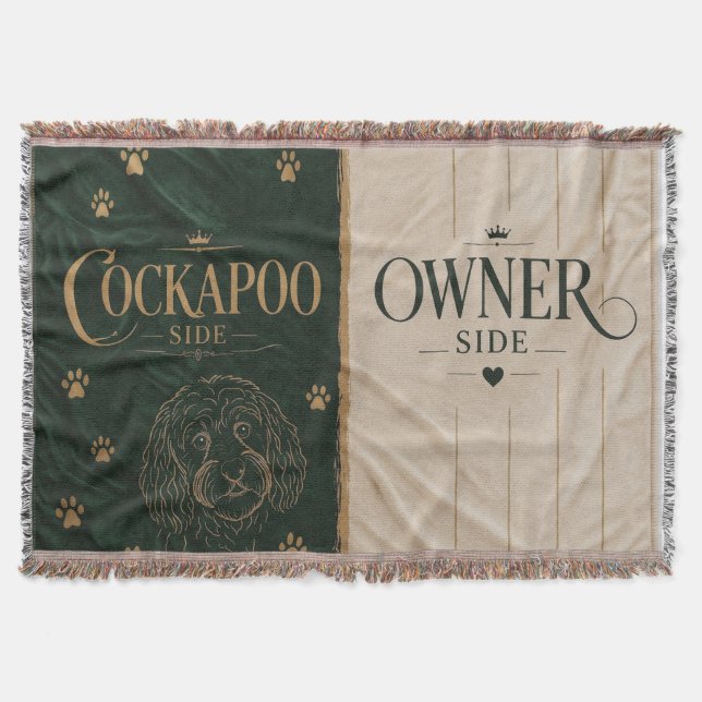 Couverture Cadeau drôle pour propriétaire de Cockapoo et amat (Devant)