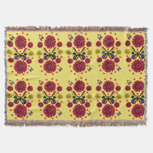 Couverture Cadeau Floral Papillon Printanier Personnalisé