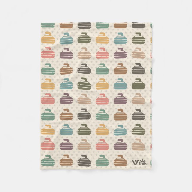 Couverture cadeau vintage Curling Lover Retro Curl (Devant)