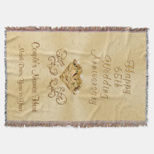 Couverture Cadeaux personnalisés Joyeux 65e anniversaire Idée