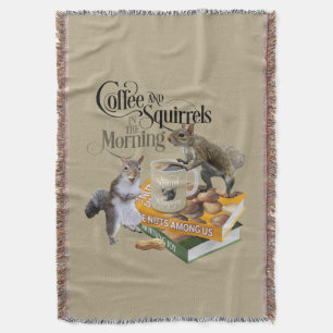 Couverture Café et écureuils - Amoureux des écureuils