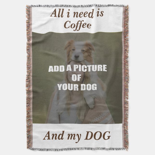 Couverture Café et mon Oreiller de chien (devant Vertical)