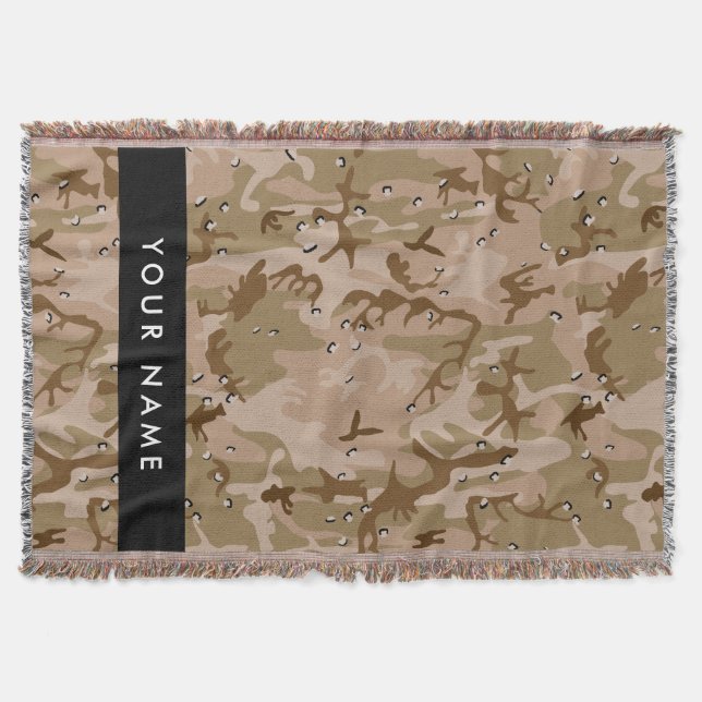 Couverture Cailloux de camouflage du désert, Votre nom, Perso (Devant)