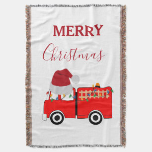 Couverture Camion de feu rouge de Noël