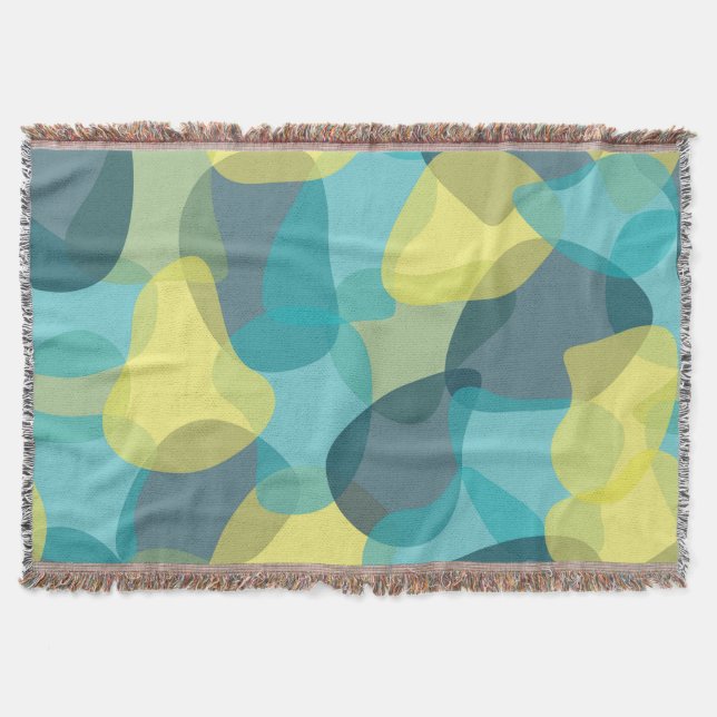 Couverture Camouflage, moderne, cool, tendance, géométrique u (Devant)