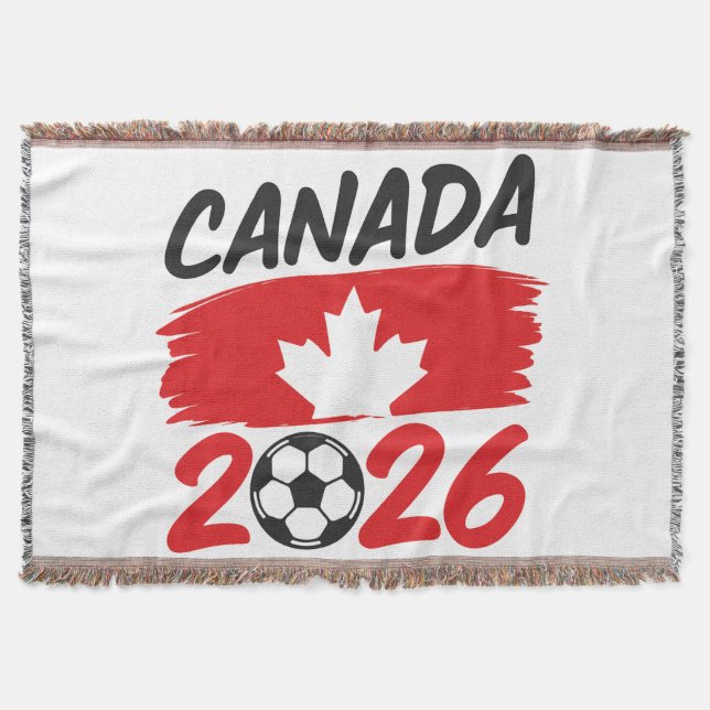 Couverture Canada 2026 Design pour Supporter de Football avec (Devant)
