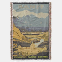 Canadien les Rocheuses de Banff d'affiche de