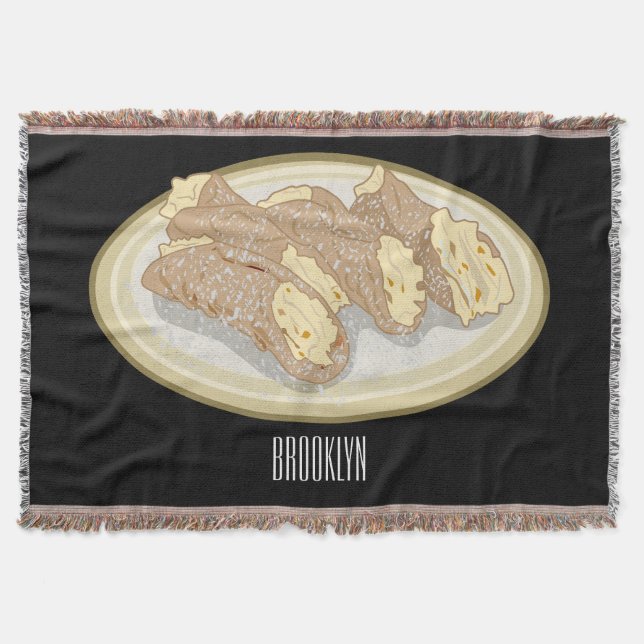 Couverture Cannoli cartoon illustration (Devant)
