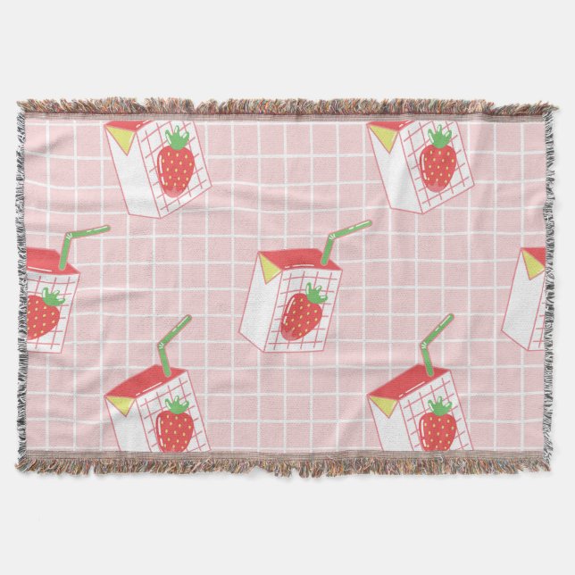 Couverture Caricatures de Lait de fraise : Motif (Devant)