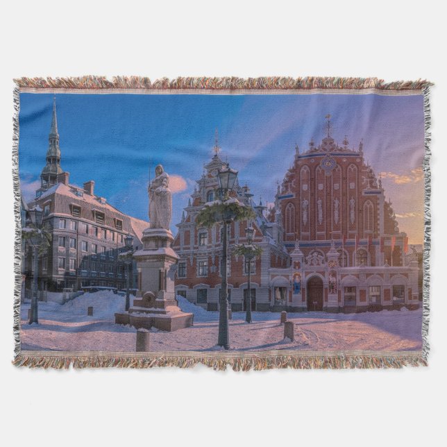 Couverture Carré de la mairie de Riga en hiver (Devant)