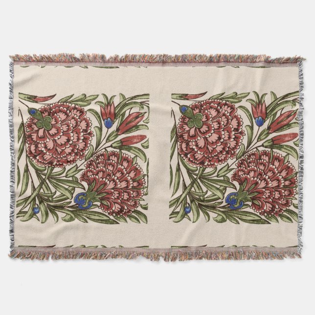 Couverture Carreau de fleur d'œillet Art antique rustique De  (Devant)