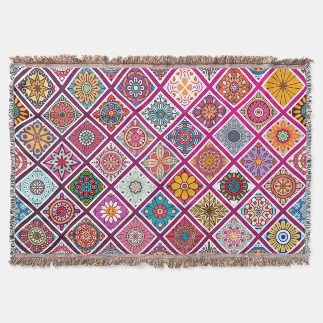 Couverture Carreaux de Mandala marocains (Devant)