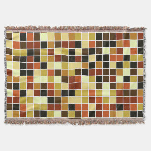 Couverture Carreaux de Piscine, Carreaux de Mosaïque Marrons,