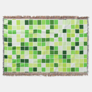 Couverture Carreaux de Piscine, Carreaux de Mosaïque Verts, M
