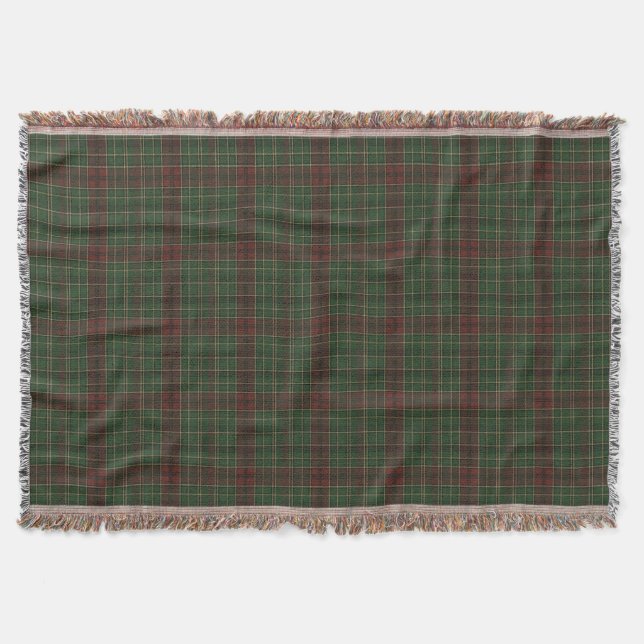 Couverture Carreaux rouge et vert rustiques et robustes pour  (Devant)